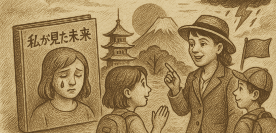 都市伝説から防災を意識する様子
