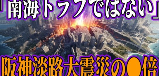 YouTube動画「神戸より危険!?阪神淡路大震災を超える巨大地震が来る!?【都市伝説 予言 自然災害】」のサムネイル画像
