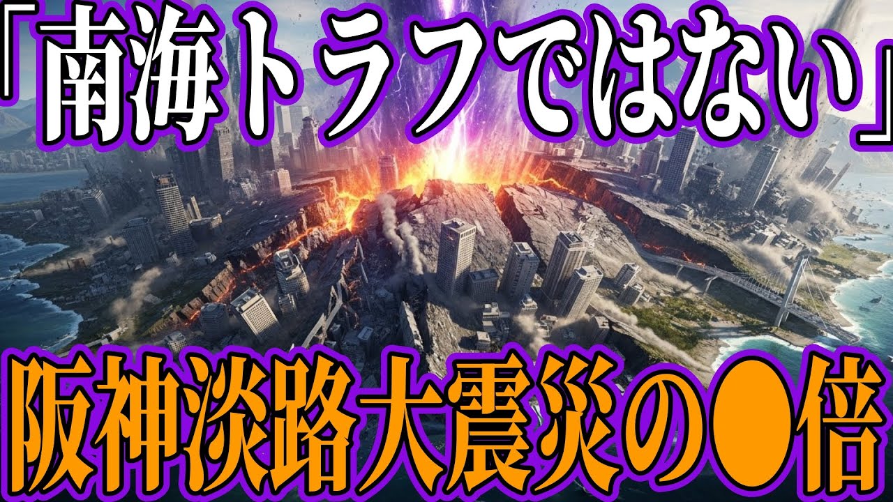 神戸より危険!?阪神淡路大震災を超える巨大地震が来る!?【都市伝説　予言　自然災害】