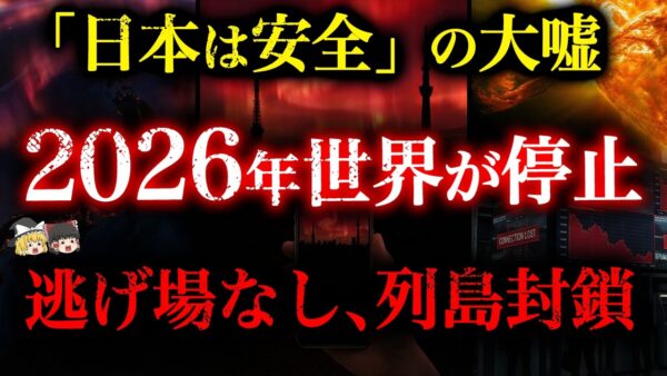 【緊急】2026年2月、太陽の暴走が始まった！「日本は安全」を信じるな！デジタル鎖国に備えろ【都市伝説】【ゆっくり解説】