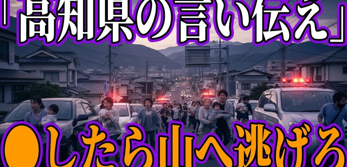 YouTube動画「高知県は自然災害生存率100％!?1342年前から受け継がれた教えとは!？【都市伝説　ミステリー　自然災害】」のサムネイル画像
