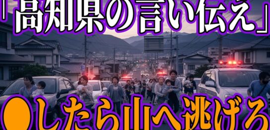 YouTube動画「高知県は自然災害生存率100％!?1342年前から受け継がれた教えとは!？【都市伝説　ミステリー　自然災害】」のサムネイル画像