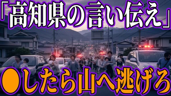 高知県は自然災害生存率100％!?1342年前から受け継がれた教えとは!？【都市伝説　ミステリー　自然災害】