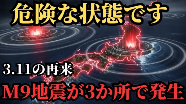 【閲覧注意】東日本大震災級の巨大地震が3か所で発生する！？M9地震が起きやすい状況【 都市伝説 予言 ミステリー スピリチュアル...