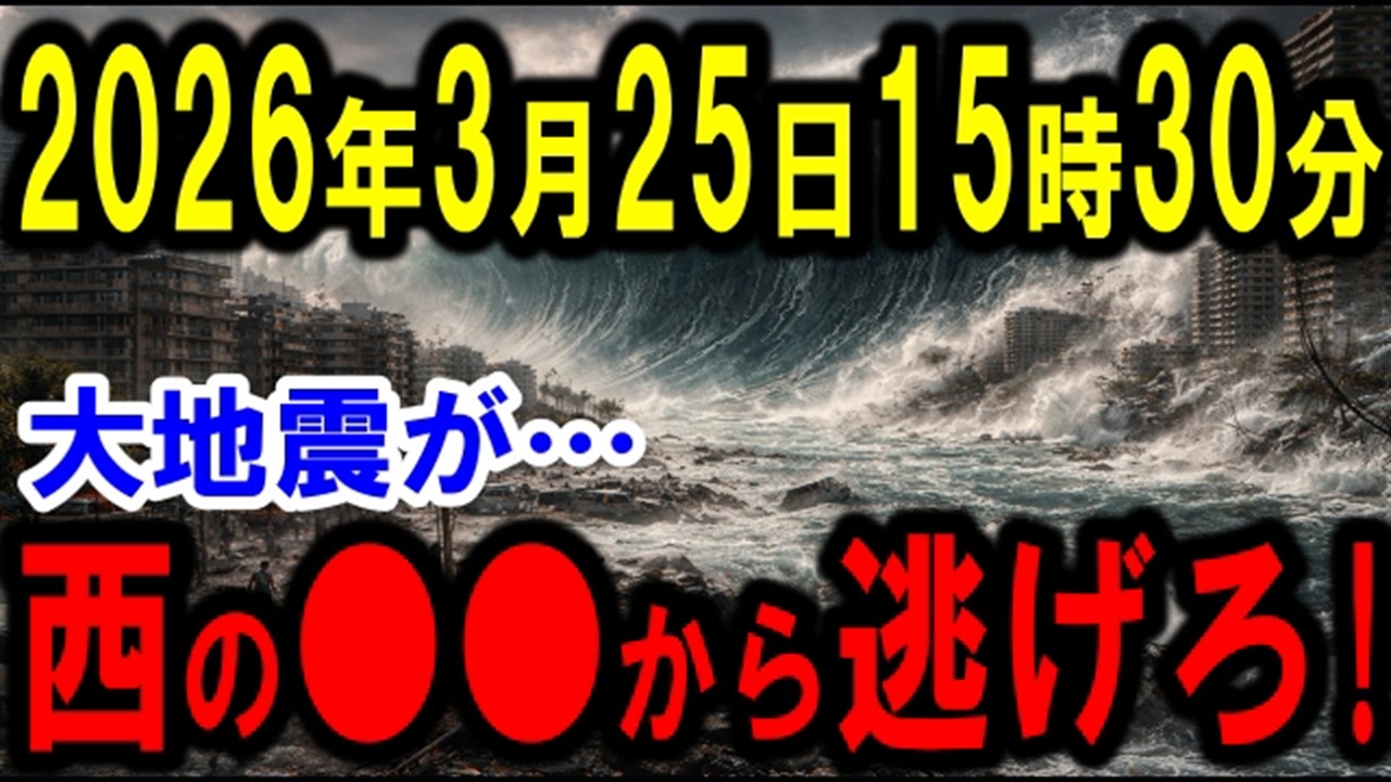 【2026年3月25日】日本でヤバい衝撃の真実！西の●●には注意せよ【都市伝説】
